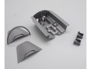 Top-Design 3D Print Scale Cockpit Panels Set For Freewing T-33 80mm EDF Jet
